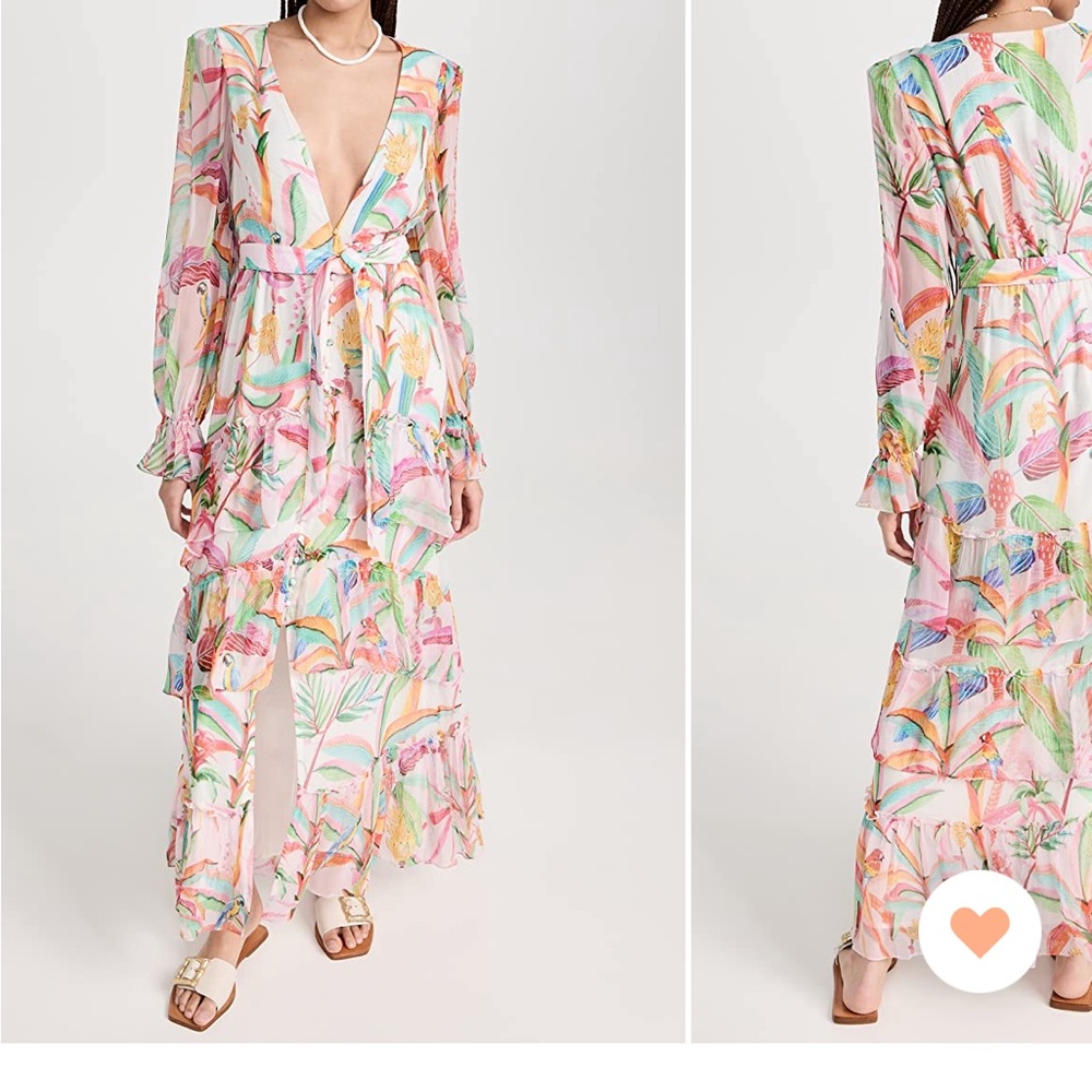 Rococo sand rio long dress with belt